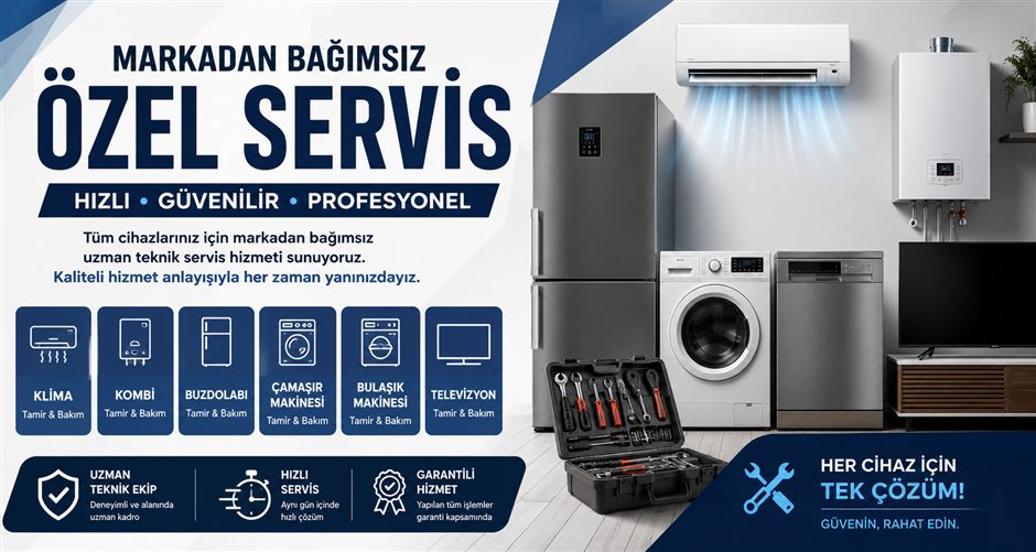 Türkoğlu Beyaz Eşya Servisi — klima, kombi ve beyaz eşya servisi
